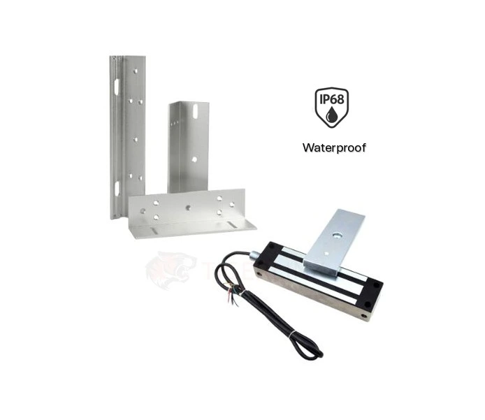 [FK570] Stainless Steel Electromagnetic Lock 500Kg 12V -24V DC with ZL Bracket - Waterproof - IP66