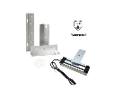 Stainless Steel Electromagnetic Lock 500Kg 12V -24V DC with ZL Bracket - Waterproof - IP66