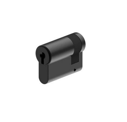 Euro Key Barrel, 45mm Half Cylinder, Keyed Alike- Black