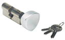 Euro Key Barrel, 60mm Full Cylinder, Keyed Different with Turn Snib (3012-60-KNOB-GSZ)
