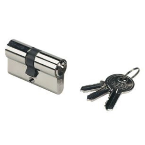 [KB461] Euro Key Barrel, 46mm Full Cylinder, Keyed Alike - Bright Chrome (3012-46-STD-GCA)
