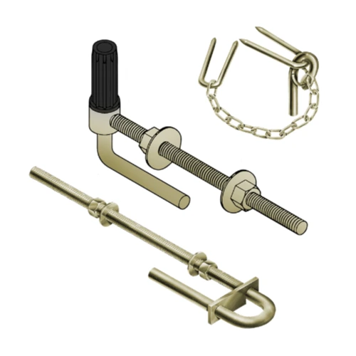 Anti-Twist Farm Gate Hinge Set - 275x25NB