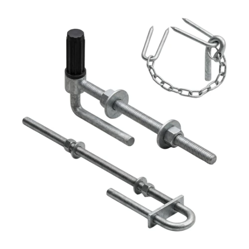 Anti-Twist Farm Gate Gudgeon Hinge Set - 400x32NB