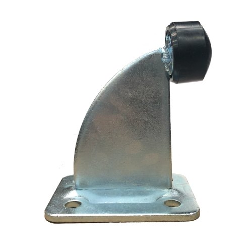 [GSBP929] Galvanised Steel Sliding Gate Stopper with Base Plate Floor mount Height 120mm