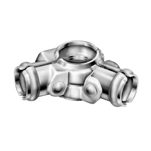 [HN503] Galvanised Adjustable Corner Fitting Tube Connector - 25NB x 25NB