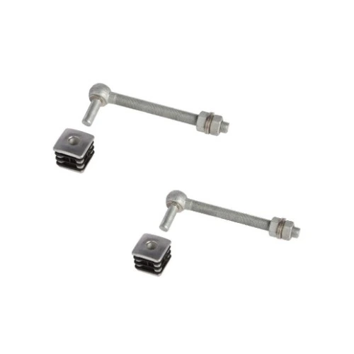 [HN464] Locinox Aluminium Light Gate Hinges - 50x50mm Frame - Pair