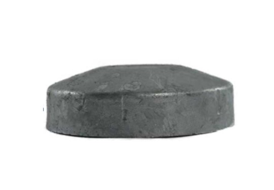 Galvanised Round End Cap 115mm (100NB)