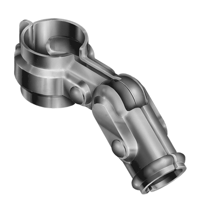 [HN518] Galvanised Adjustable Angle Tee Tube Connector - 80NB x 32NB
