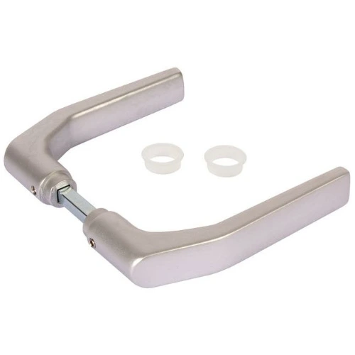 [MKLH331] Locinox Insert Mortice Lock Handle - 3006J-H - Aluminium in Satin Chrome Silver - Pair