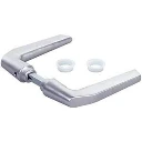 Locinox Lock Handle - 3006M For Commercial & Ornamental - Aluminium in Satin Chrome Silver - Pair