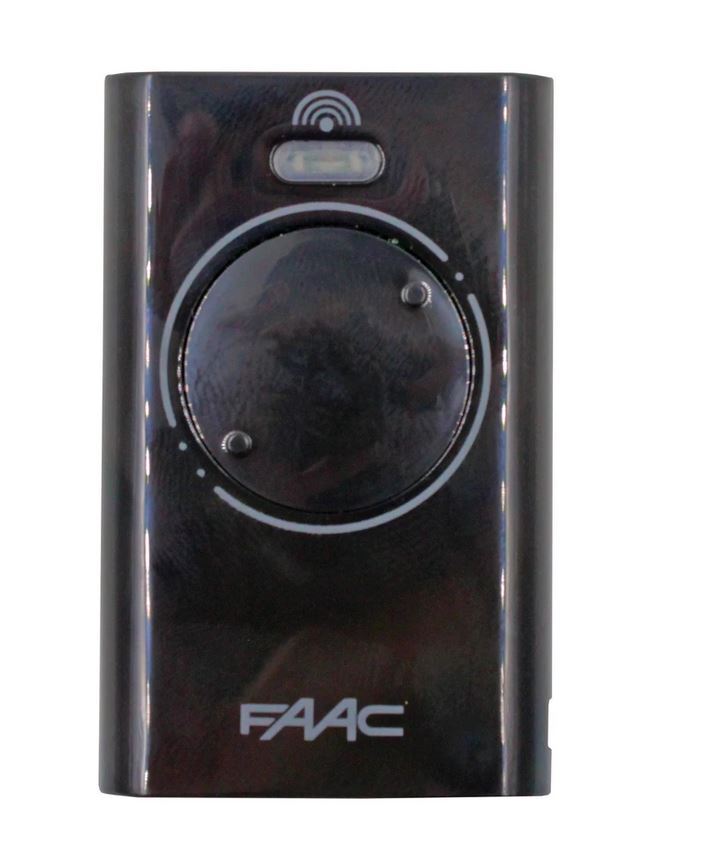 Genuine 2 Button Remote control XT2 SLH for FAAC Motors- Black