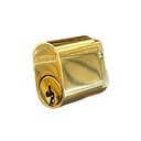 Oval Key Barrel, 35mm Half Cylinder, Keyed Different - Brass