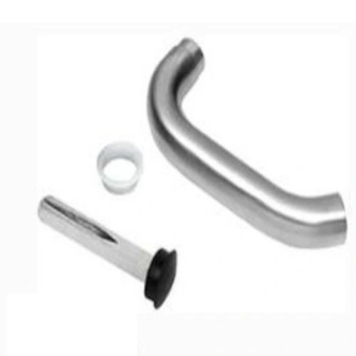 [MKLH312] Locinox Insert Mortice Lock Handle - 3006I/2 Half Handle - Aluminium in Satin Chrome Silver