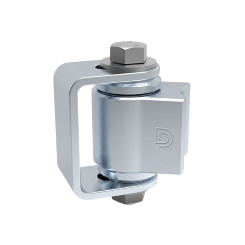 [HN476] D&D Heavy Duty Steel BadAss Hinge - Zinc Finish, Up To 680kg - Single
