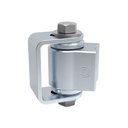 D&D Heavy Duty Steel BadAss Hinge - Zinc Finish, Up To 680kg - Single