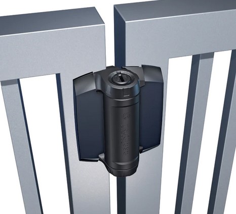[HN750] D&D TruClose Adjustable Self Closing Hinges - 70kg, Black, For Metal, 19mm Gap, No Legs - Pair