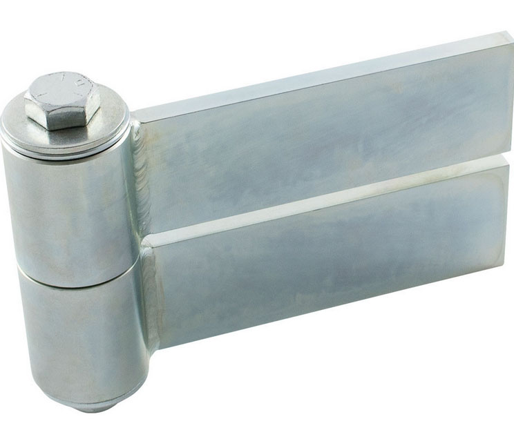 [HN486] D&D Heavy Duty BadAss Strap Hinge - Zinc Finish, Up To 680kg - Single