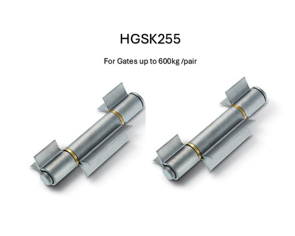 Zinc Plated Weld-On Shackle Hinges - Silver, 20mm Pin, 800kg, 3-Piece - Pair