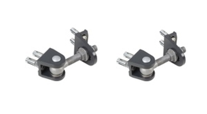 [HN026] Locinox BOLTONHD Galvanised Adjustable Swing Gate Hinge - 16mm pin, 4D 180° Rotation - Pair