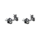 Locinox BOLTONHD Galvanised Adjustable Swing Gate Hinge - 16mm pin, 4D 180° Rotation - Pair