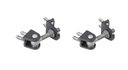 Locinox BOLTONHD Galvanised Adjustable Swing Gate Hinge - 16mm pin, 4D 180° Rotation - Pair