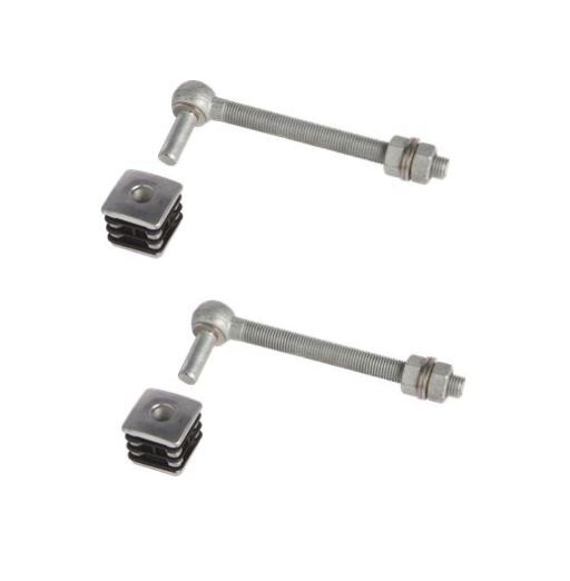 [HN776] Locinox Aluminium Light Gate Hinges - 40x40mm Frame - Pair