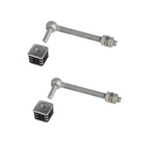 [HN776] Locinox Aluminium Light Gate Hinges - 40x40mm Frame - Pair