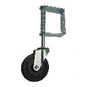 Jockey Wheel with Spring Swing Gate Support 125mm Dia for Gate Max 100 kg