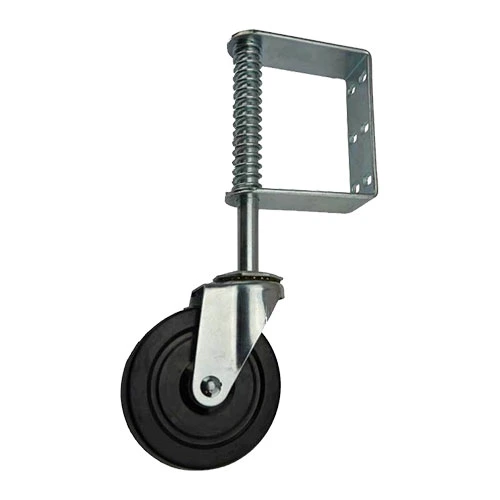 [WH700] Jockey Wheel with Spring Swing Gate Supporter 100mm Dia for Gate Max 57 kg