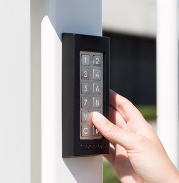 [ET205] Locinox Keypad with integrated LED lighting Slimstone kit with DC power
