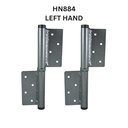 Zinc Plated Screw to Screw Self Closing Hinges - LH, Up To 120kg - Pair