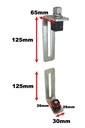 Light Swing Gate Hinges - 30x30mm Frame