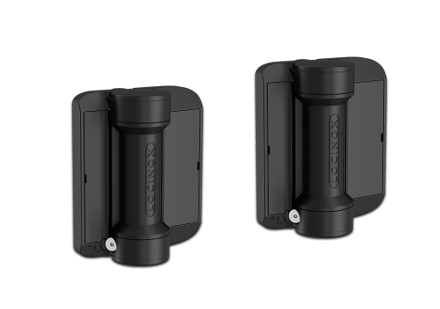 [HN700] Locinox Serval Self / Soft Closing Hinges - Black, 60kg, Up To 1100mm - Set