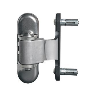 Locinox 3DM Stainless Steel 3-Way Adjustable Swing Gate Hinge - Pair