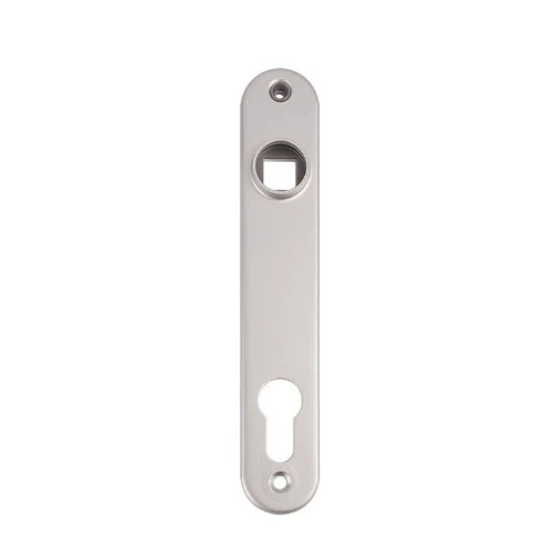 [MKLH301] Locinox Insert Mortice Lock Cover - Euro, Aluminium in Satin Chrome Silver - Pair