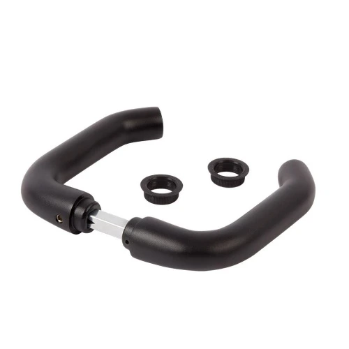 [MKLH319] Locinox Lock Handle - 3006B For Commercial & Ornamental - Aluminium in Matt Black - Pair