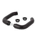 Locinox Lock Handle - 3006B For Commercial & Ornamental - Aluminium in Matt Black - Pair