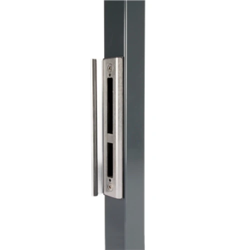 [FK071] Locinox Gate Keep Hybrid insert locks for H-Wood -  (SHKW-Alum) - Silver