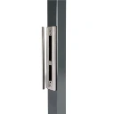Locinox Gate Keep Hybrid insert locks for H-Metal - (SHKM QF) - Silver