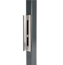 Locinox Gate Keep Hybrid insert locks for H-Metal - (SHKM QF) - Silver