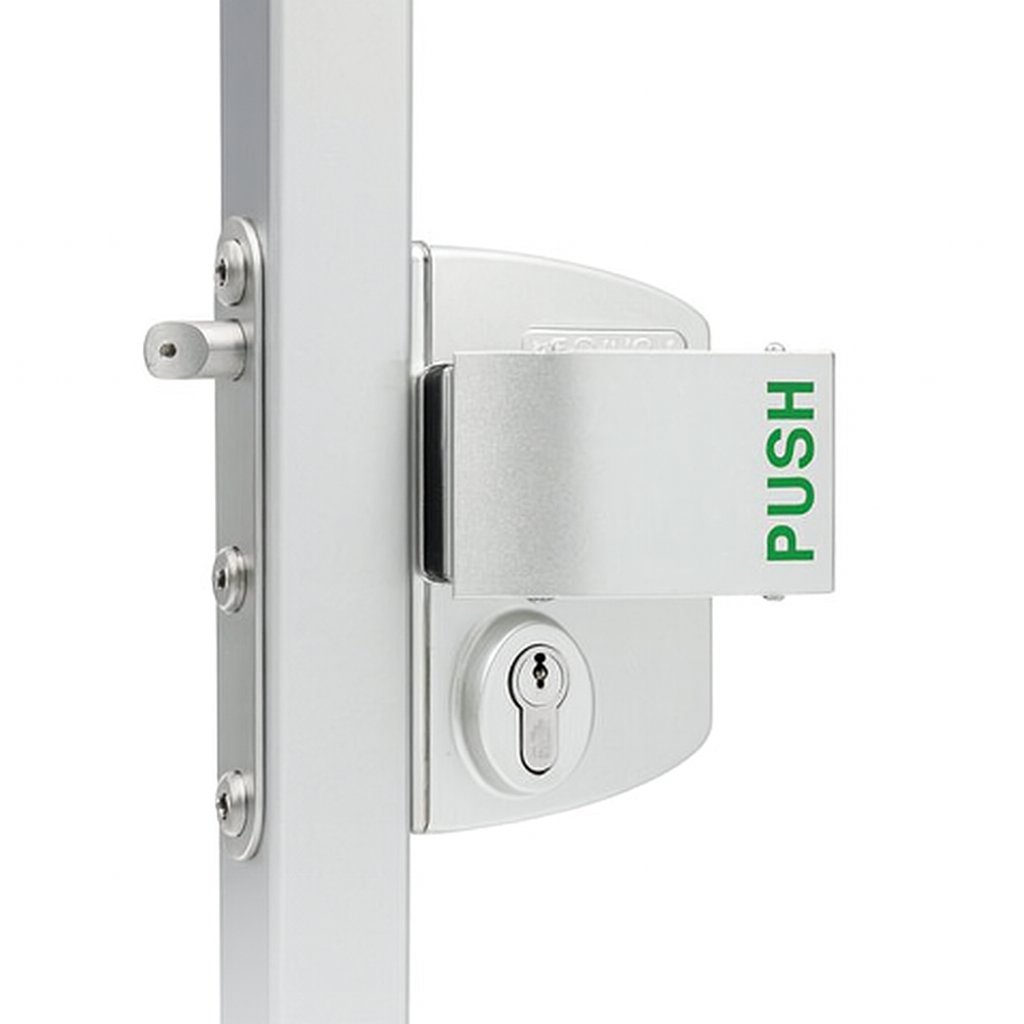 [FK720] Locinox Industrial Anti Panic Swing Gate Lock U2 for Square tube 40-60mm profile-with Push set