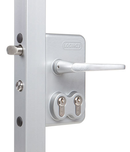 Locinox LDKZ D1 Industrial Double Cylinder Lock for 50mm profile