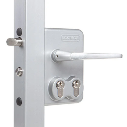 [FK076] Locinox LDKZ D1 Industrial Double Cylinder Lock for 50mm profile