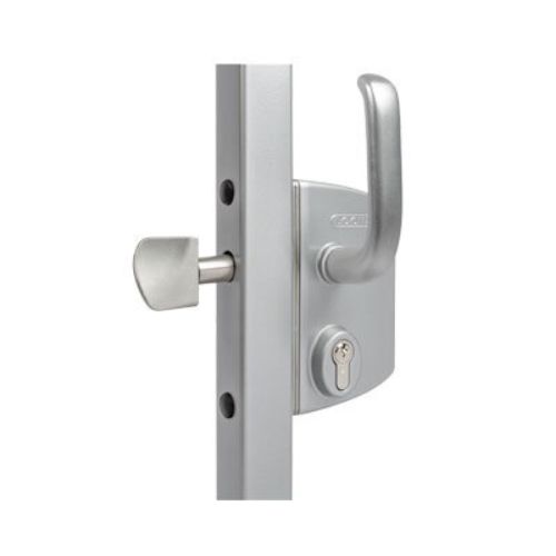 [FK832] Locinox Industrial Manual Sliding Gate Lock 50mm profile Silver (LSKZ50) without keep