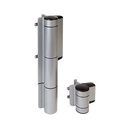 LOCINOX MAMMOTH 180° Hydraulic Gate Closer & Hinge in One, 150kg, Up To 1500mm - Silver