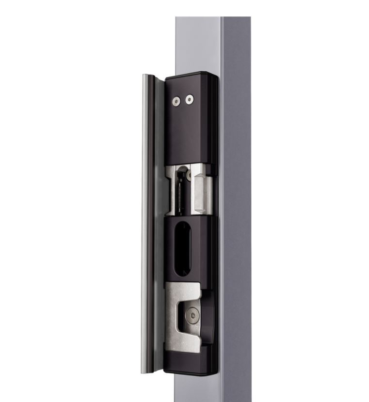 Locinox SURFACE MOUNTED ELECTRIC SECURITY KEEP - Fail Close (MODULEC-SH-E-ALUM) Silver