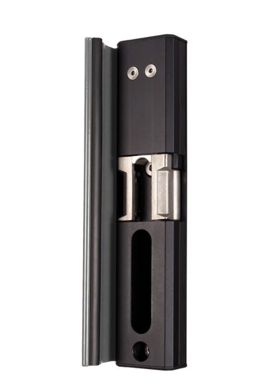Locinox MODULEC-SA SURFACE MOUNTED ELECTRIC STRIKE (MODULEC-SA-ALUM-R) -Fail Open, Silver