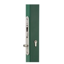 Locinox H-Compact Handleless Sliding Gates Lock - 65x65 Frame, 40mm Backset, Silver