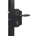 Locinox LAKY F2 Small Ornamental Swing Gate Lock F2 Square profile adjustable 50-60mm (LAKY50F2)