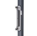 Locinox Stainless steel surface mounted keep for Forty, Fifty and Sixty Lock-BLACK (SFKM-9005QF)